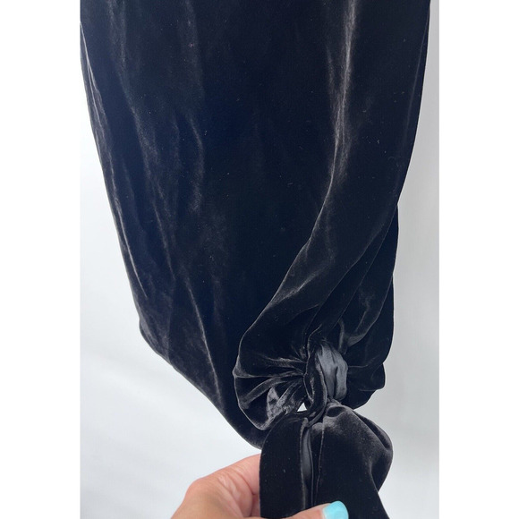 Cinq A Sept Ryder Black Velvet Mini Dress Women's Size 0 - Picture 10 of 15